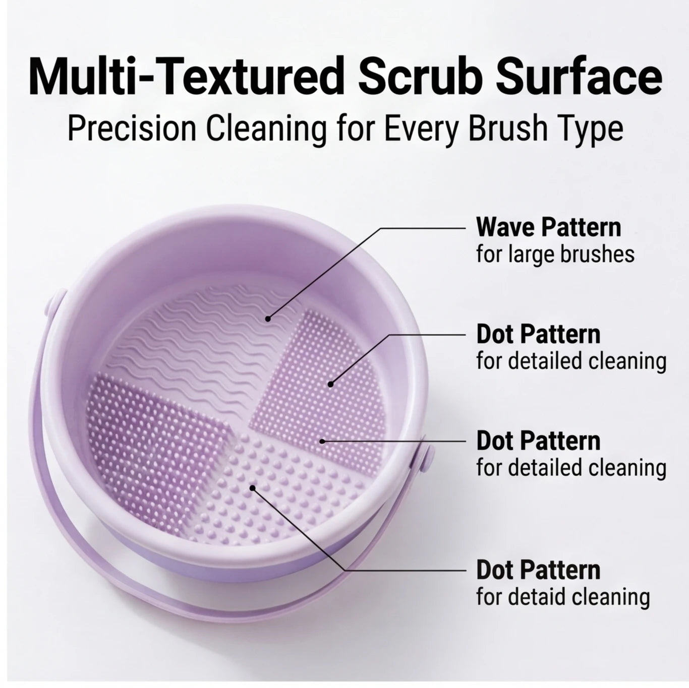 Silicone Makeup Brush Cleaning Bowl, Beauty Egg Tool with Drying Shelf – Storage Set for Powder Puff & Brushes Peaceful Pleasures Health and Wellness