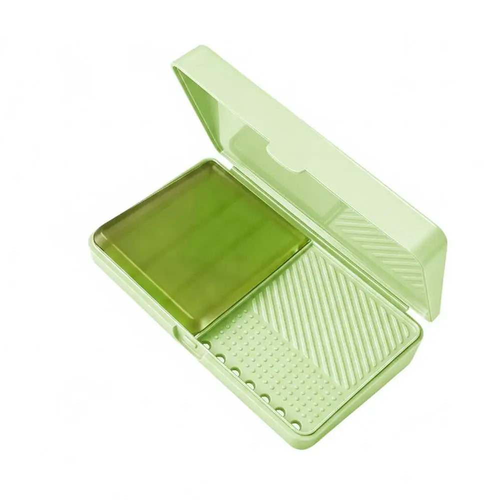 Makeup Brush Cleaner Soap, 2-in-1 Brush Cleaning Wash Bar with Scrubbing Silicone Cleaning Mat For Cleaning Makeup Sponges Brush Peaceful Pleasures Health and Wellness C