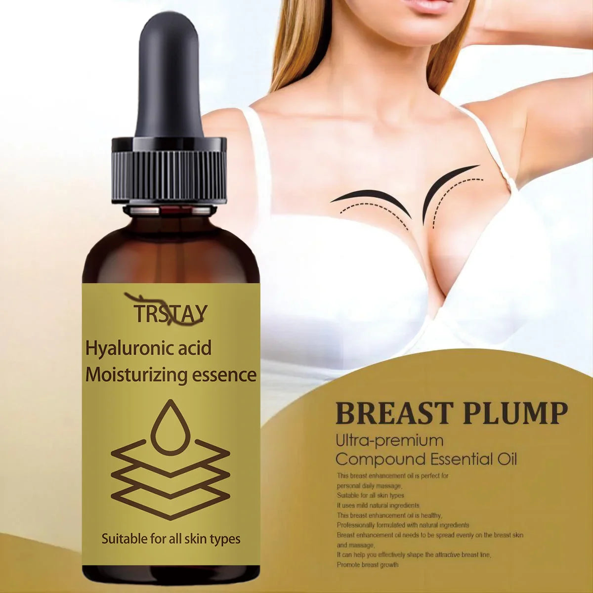 TRSTAY Firming Massage Oil – Nourishing Body Contour Blend