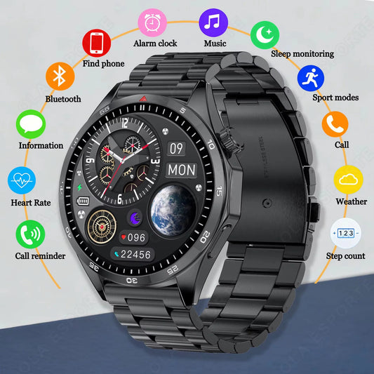 Smart Watches For Men Women 1.5" 360*360 HD Screen 330mAh Battery Heart Rate Sleep Health Bluetooth Call Watches For Man HT30 Peaceful Pleasures Health and Wellness