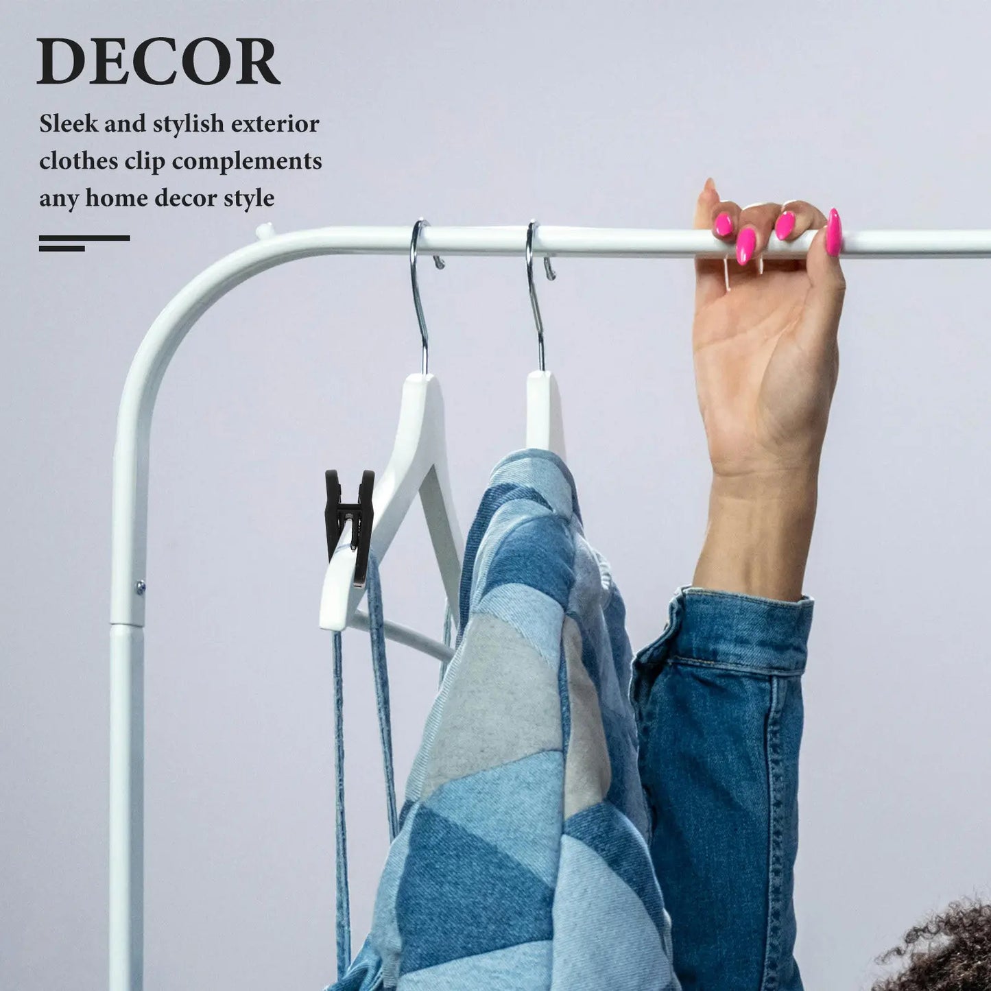 20Pcs Multi Purpose Clothes Hanger Clips Heavy Duty Windproof for Shirts Skirts Pants Shorts Blankets Sheets Laundry Hanging Peaceful Pleasures Health and Wellness