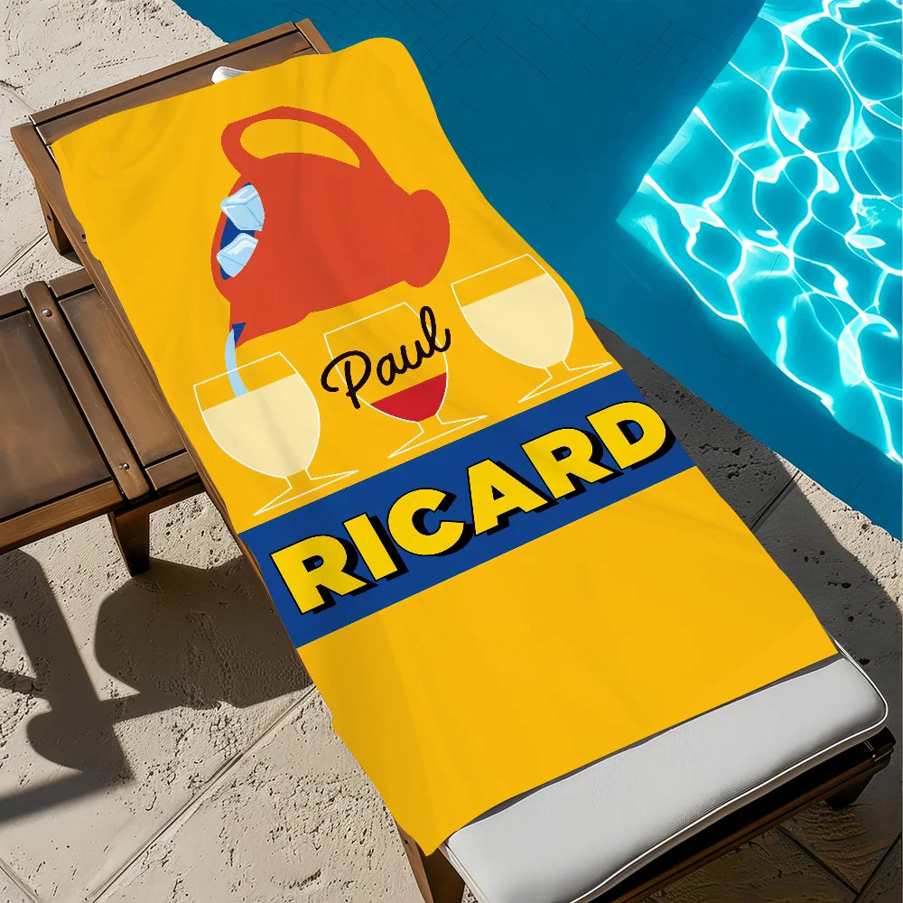 Quick-Dry Beach Towel | Soft Polyester Pool & Travel Towel Quick-Dry Beach Towel Peaceful Pleasures Health and Wellness z3 STJ90x180CM