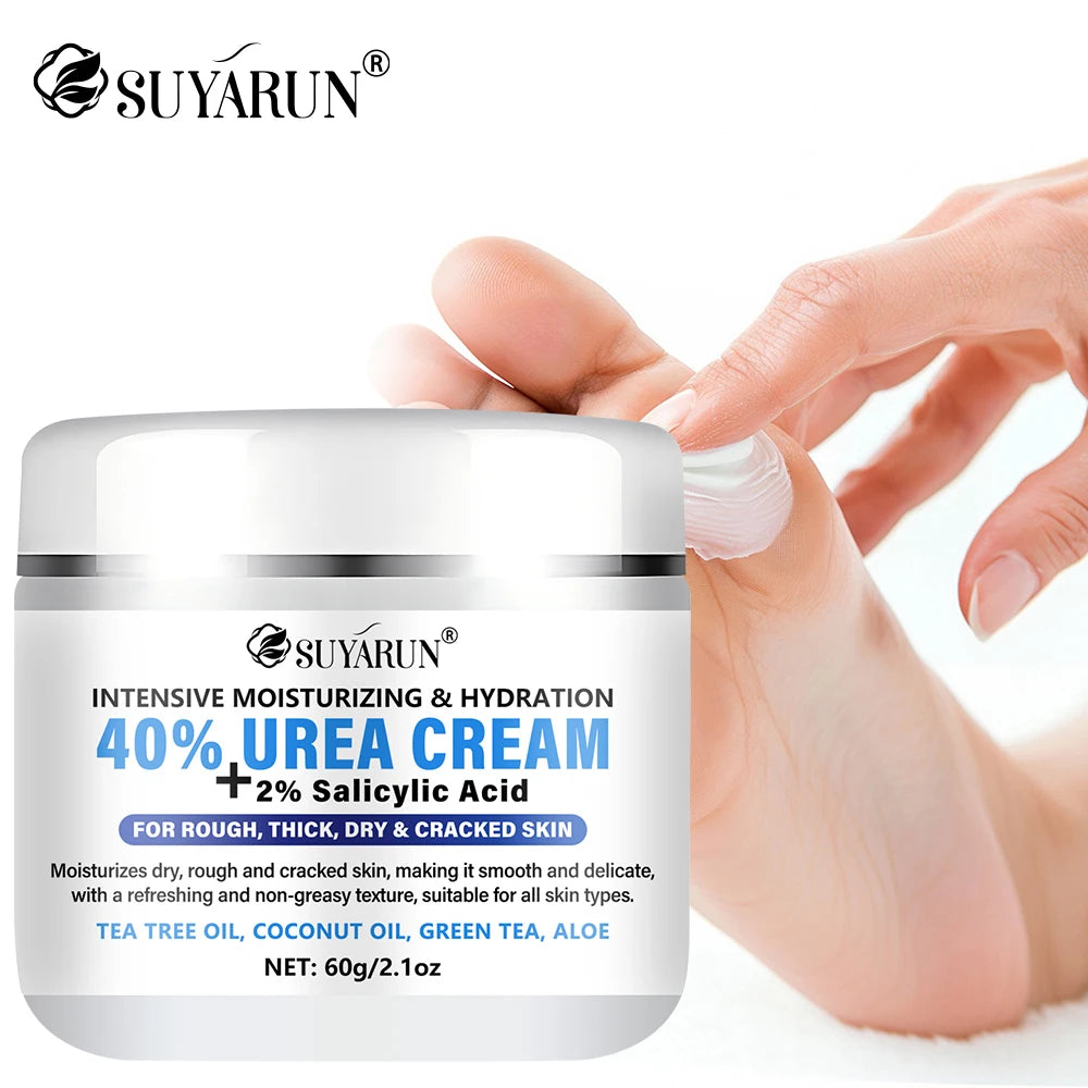 SUYARUN 40% Urea Foot Cream Stick - Moisturizing & Exfoliating, Cracked Heel Repair, Deep Hydration for Dry Feet, Long protect. Peaceful Pleasures Health and Wellness
