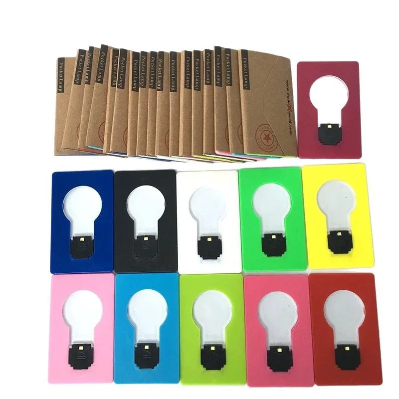 Mini Folding LED Card Light & Phone Stand – Portable Night Light Folding LED Night Light Peaceful Pleasures Health and Wellness