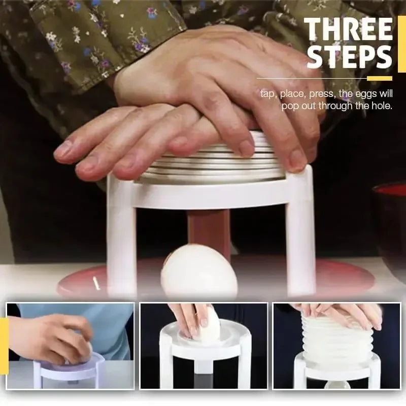 High quality Egg peeler ABS Sheller No peeling of eggshells Mini Cooking Domestic Kitchen Supplies Egg Shell Remove Gadgets Peaceful Pleasures Health and Wellness