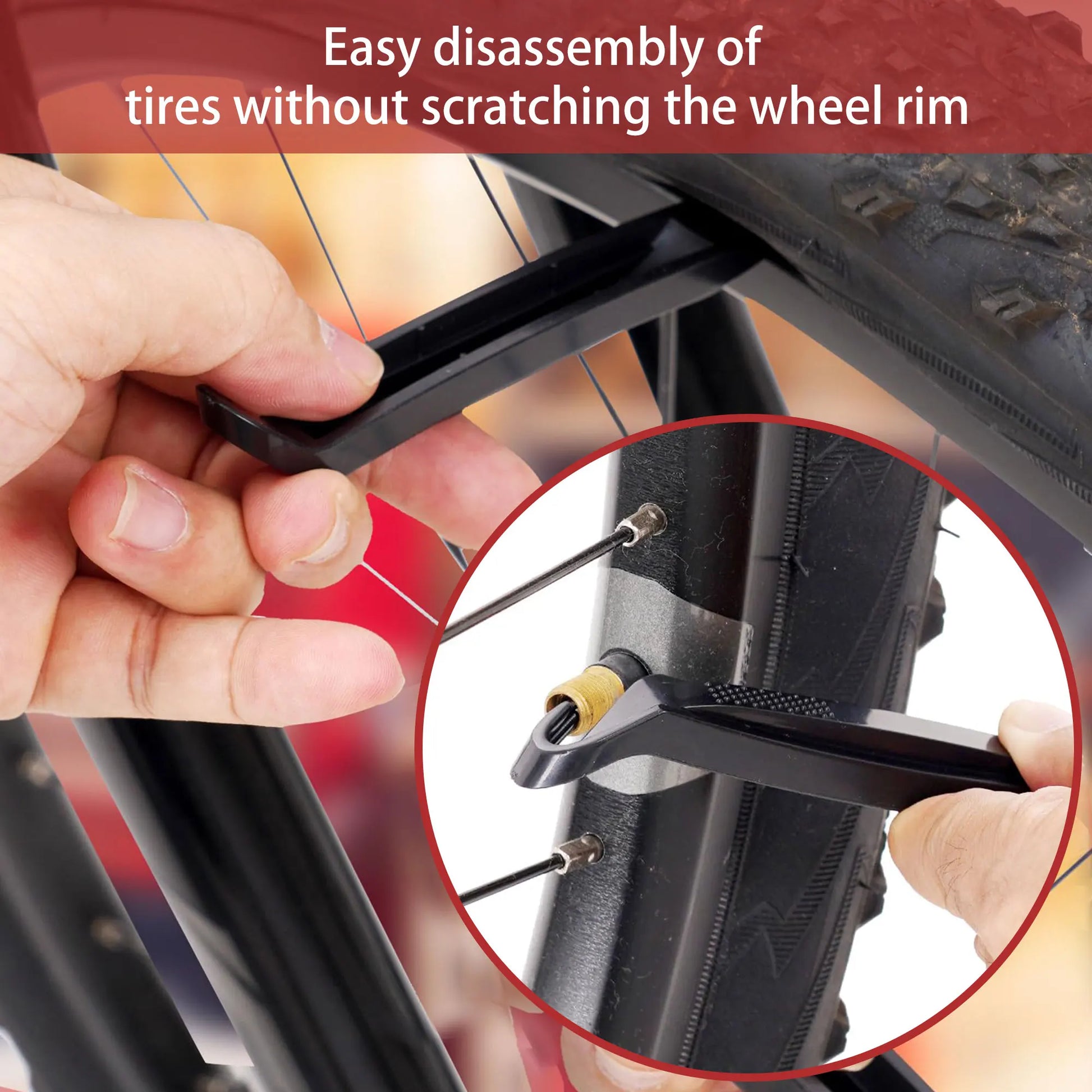 Bike Tire Repair Kit,Bicycle Inner Tube Puncture Patch Kits,Metal Rasp and Tire Lever,Bike Patch Kit for Mountain and Road Bike Peaceful Pleasures Health and Wellness