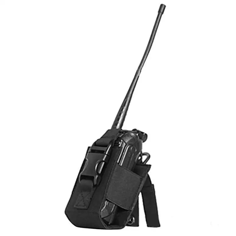 Tactical Molle Radio Walkie Talkie Holder Holster Portable Two-Way Radio Pouch Case for Outdoor Hunting Camping Activities Peaceful Pleasures Health and Wellness