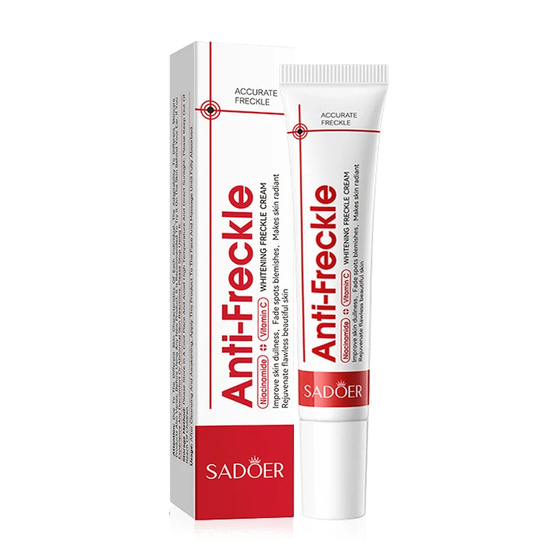 SADOER Anti Freckle Cream Face Whitening Creams Spot Removing Anti-aging Moisturizing Freckles Removal Facial Cream Skin Care Peaceful Pleasures Health and Wellness 1pcs
