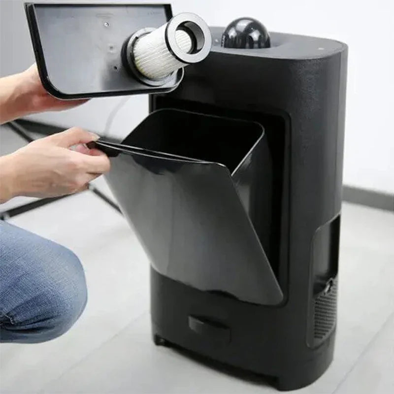 Smart Infrared Hair-Suction Trash Can | Barber & Salon