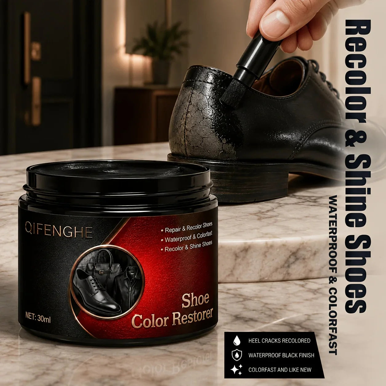 Shoe Polish Color Restorer Cream | Leather Repair for Boots