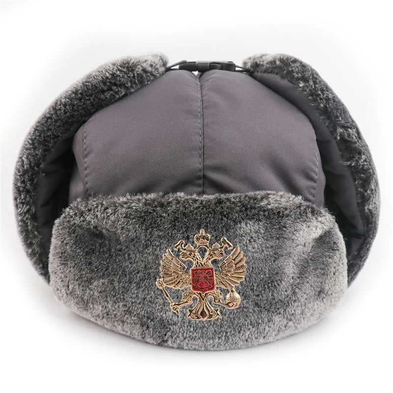Warm Russian Trooper Hat Russian Ushanka Trooper Aviator Hats For Men And Women Peaceful Pleasures Health and Wellness