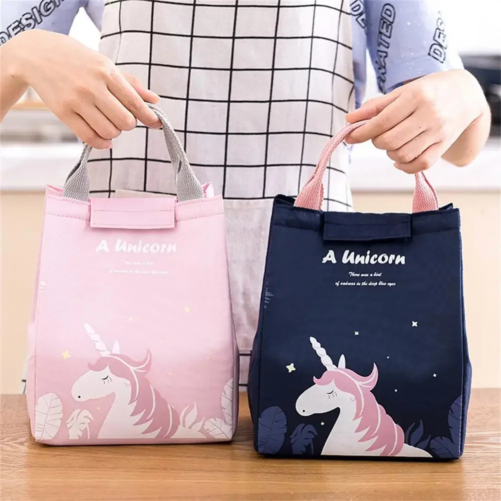 Thermal Insulated Lunch Box Thermal Breakfast Organizer Bento Pouch Dinner Insulation Bag Cartoon Cooler Lunch Bag Lunch Bag Peaceful Pleasures Health and Wellness