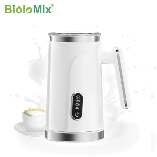 BioloMix 4-in-1 Automatic Milk Frother & Warmer 500W Milk Frother Peaceful Pleasures Health and Wellness