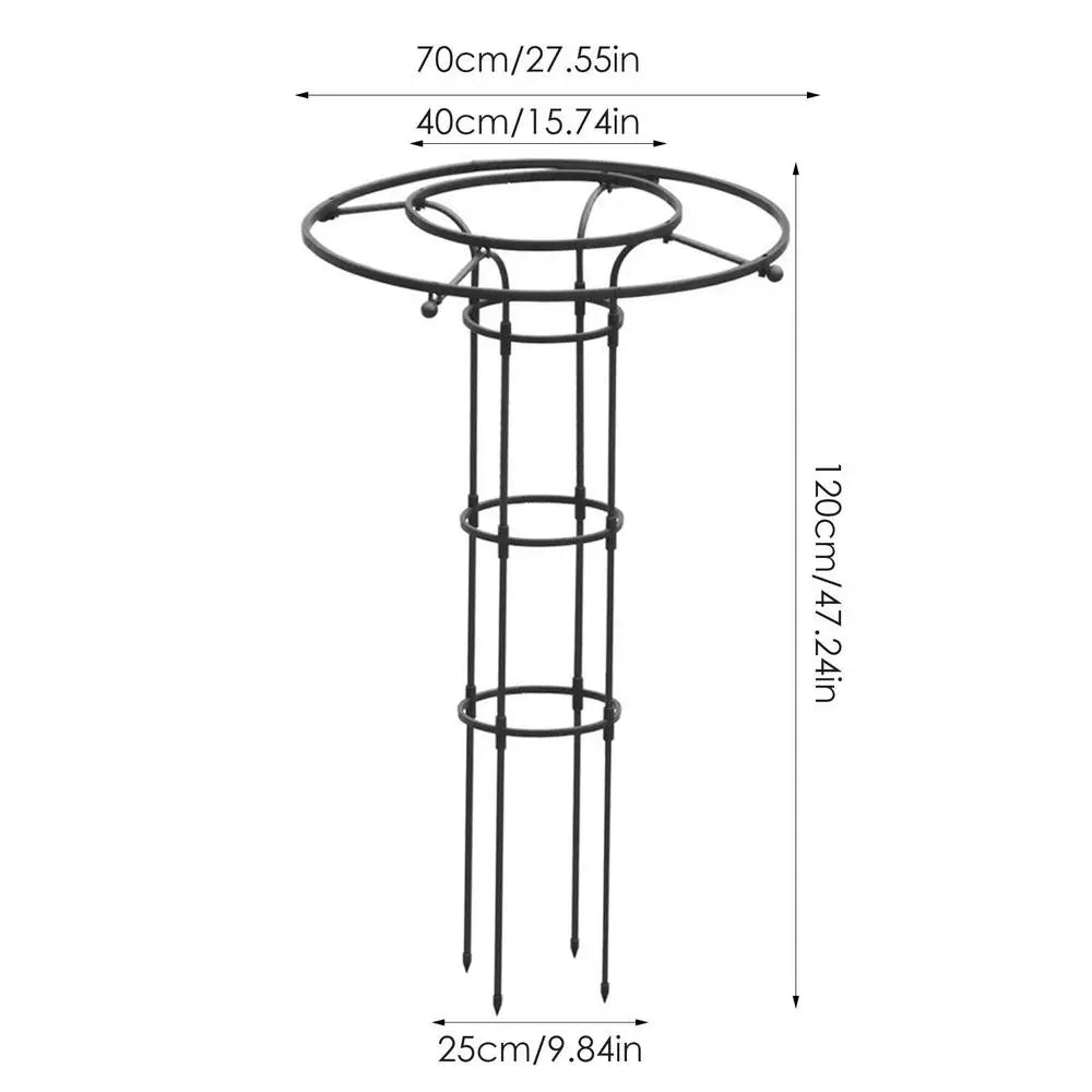 Garden Umbrella Tower Trellis for Climbing Plants | PP Steel