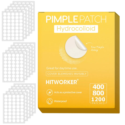 Invisible Hydrocolloid Acne Patches – Waterproof, All Skin Types Acne Patch Peaceful Pleasures Health and Wellness