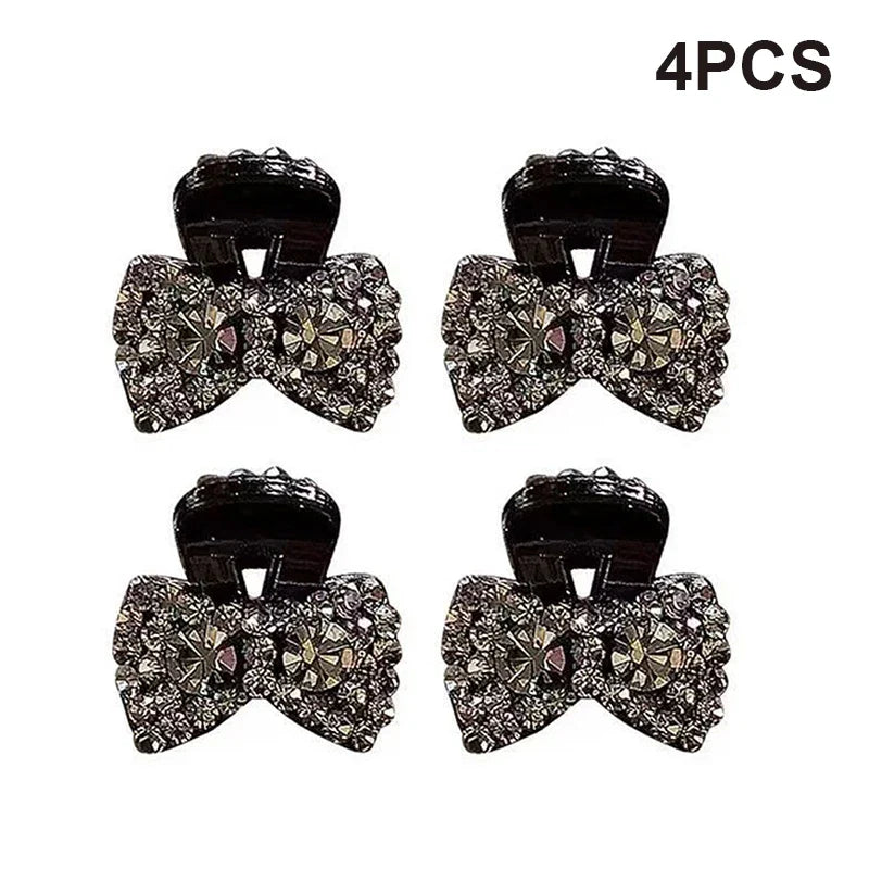 Mini Hair Claw Clips & Barrettes for Women – 1/2/4 Pack