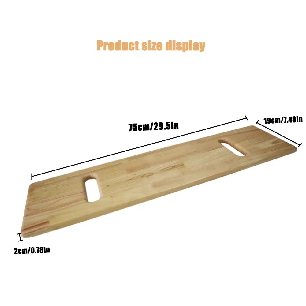 Wooden Transfer Board – Heavy-Duty Hardwood for Wheelchair & Bed
