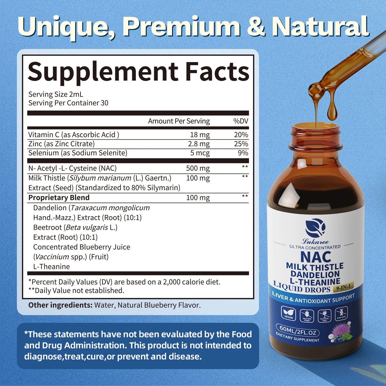 NAC Supplement with Milk Thistle & Selenium – Liver Support Dietary Supplement Peaceful Pleasures Health and Wellness