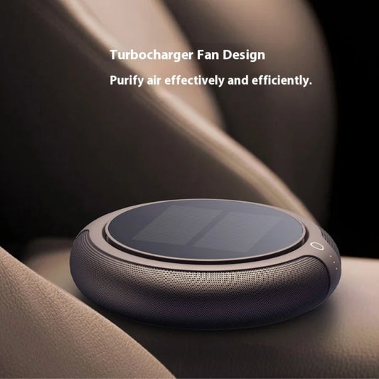 Solar Car Air Purifier HEPA Filter & Aroma Diffuser | HOMEFISH Car Air Purifier Peaceful Pleasures Health and Wellness