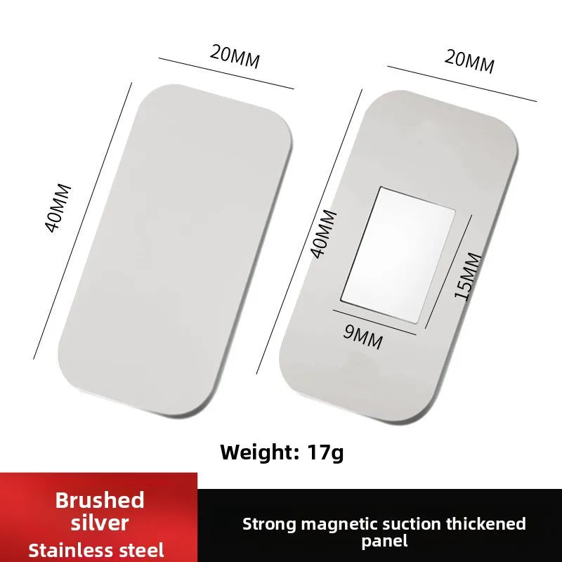 Magnetic Cabinet Catch L-Shaped Punch-Free Invisible Door Closer