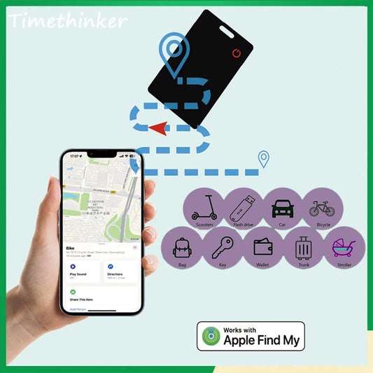 Wallet Tracker Card Wireless Charging Tracking Location Gps Locator Smart Tag For Apple Find My Airtag GPS Locator Iost Peaceful Pleasures Health and Wellness
