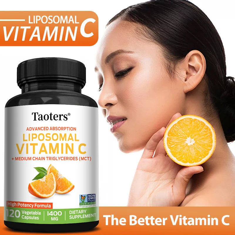 Liposomal Vitamin C 1000mg Capsules | Immune & Skin Support