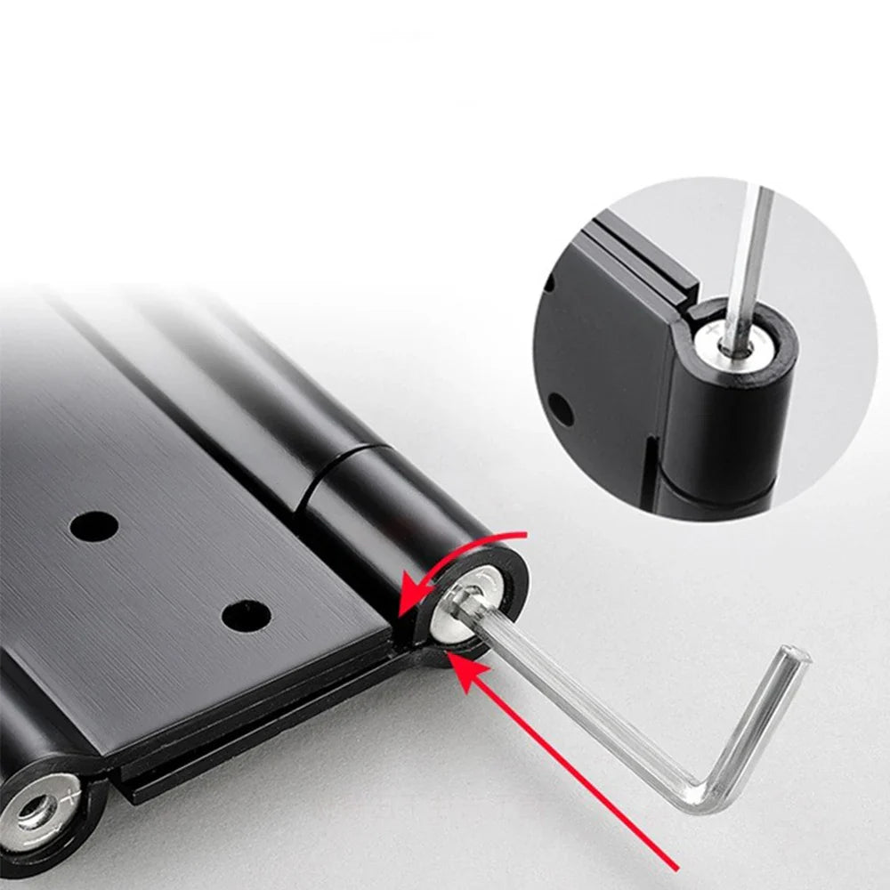 3-Inch Double Spring Hinges Stainless Steel Auto-Closing 2 Pack