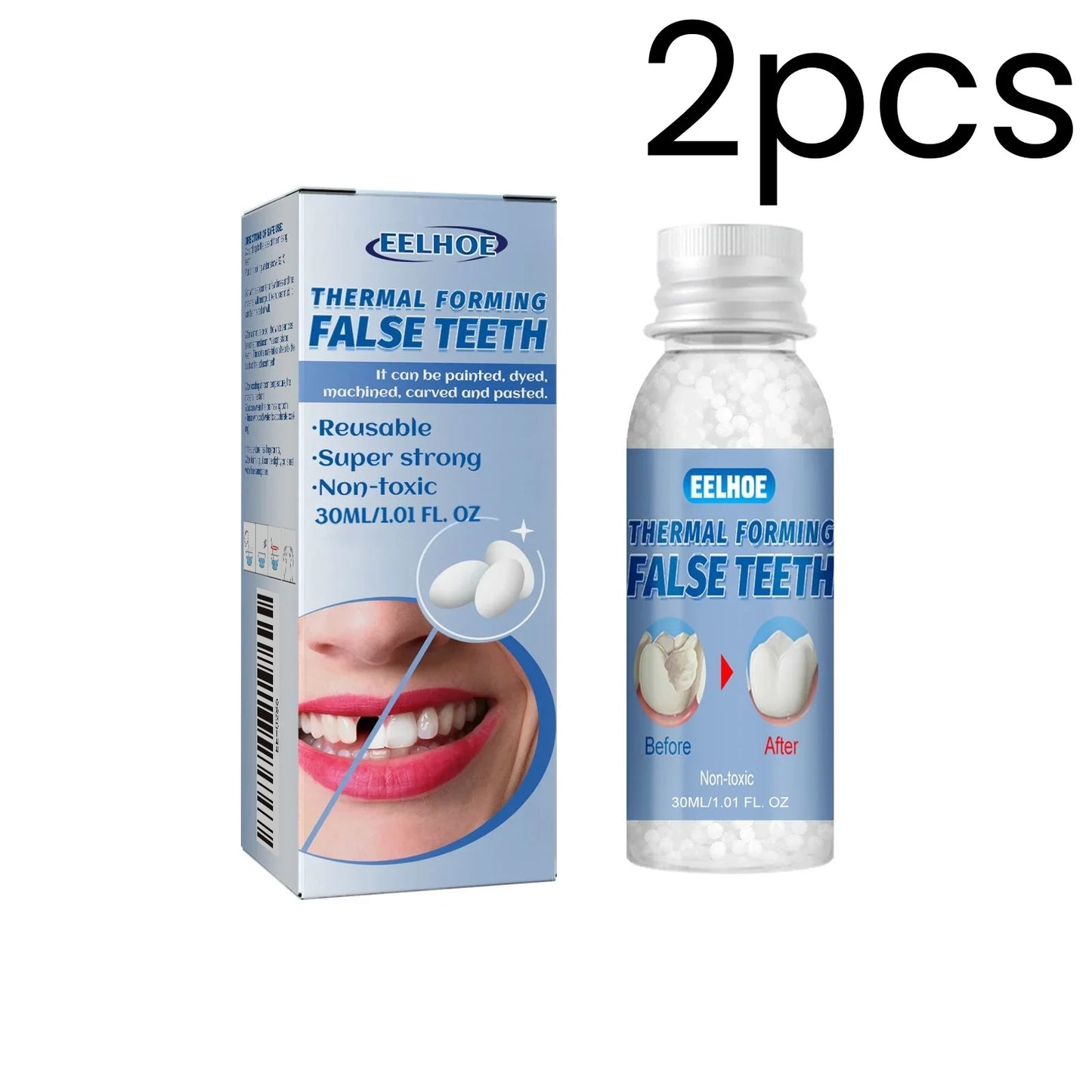 EELHOE Thermal Forming Temporary Tooth Repair Denture Beads