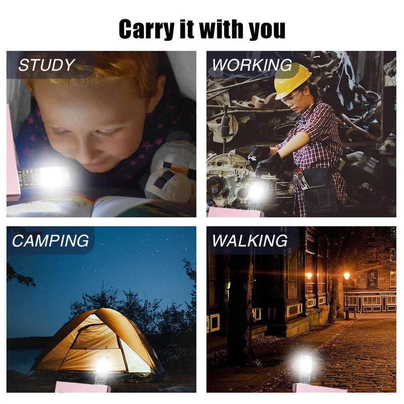 POCKETMAN USB Card Light – 6 LED Mini Pocket Night Light 5V