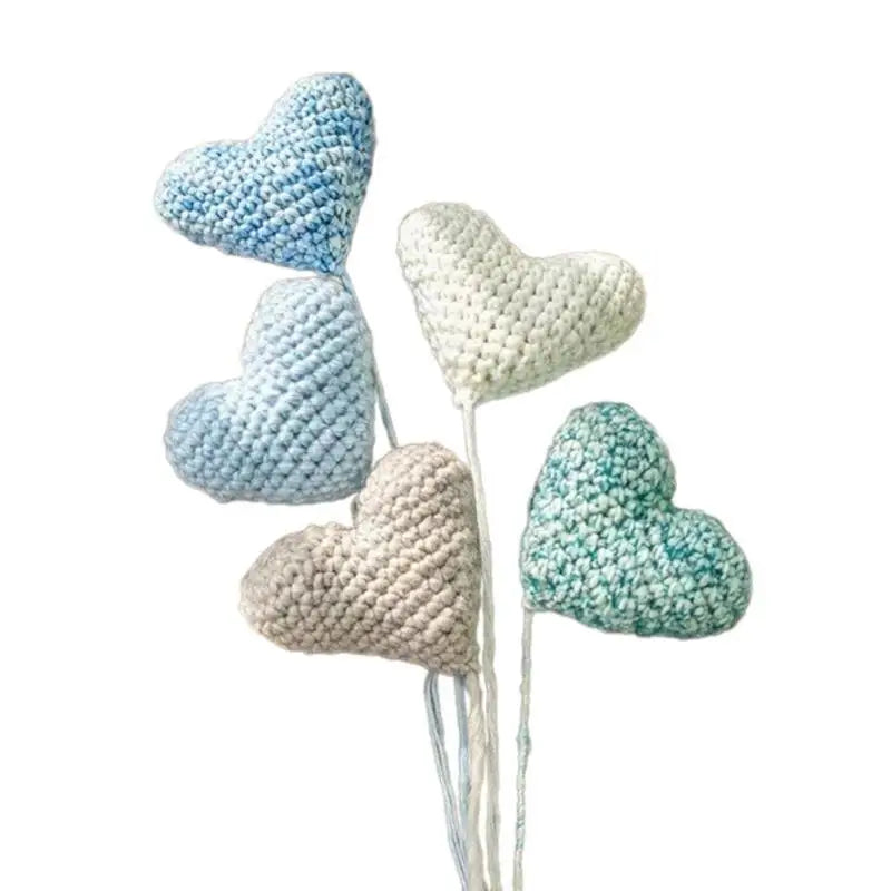 Knitted Heart Baby Photography Props – Newborn Photo Studio Set