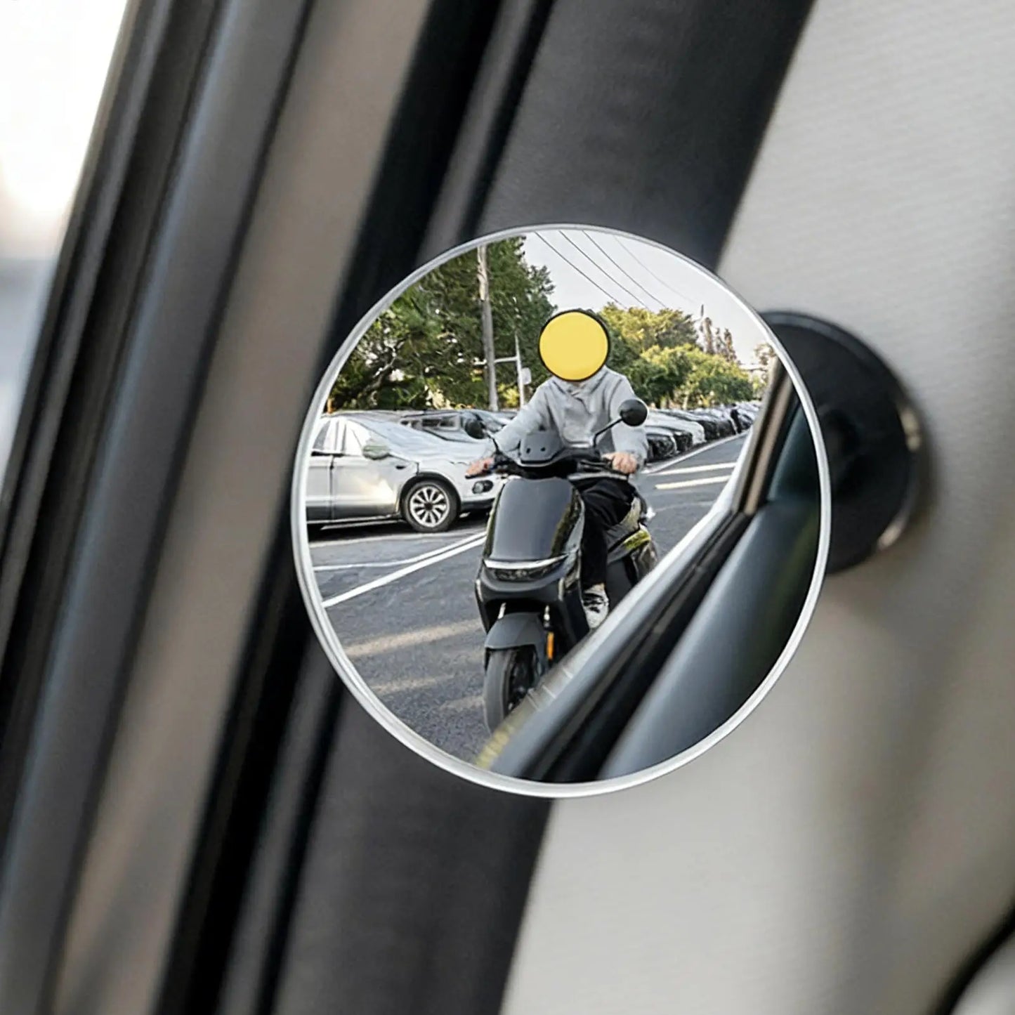 Hydrophobic Adjustable Blind Spot Mirror Wide Angle Safety Car Side Mirror for Truck SUV Auto, Parking Assistance Driving Safety Peaceful Pleasures Health and Wellness