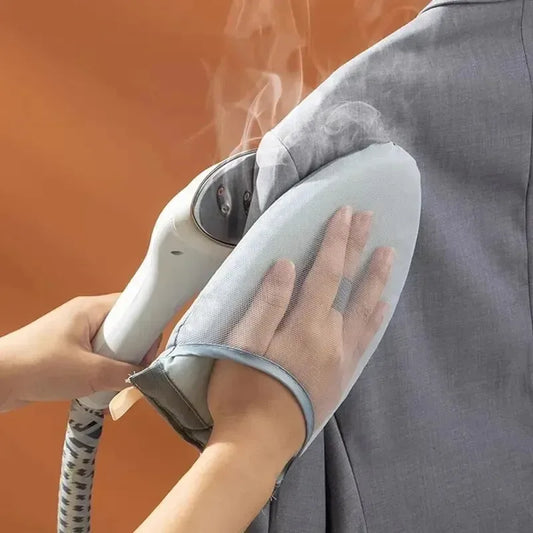 1Pc Fabric Handheld Ironing Board Ironing Board Small Home Ironing Gloves Anti Ironing Household Insulated Handheld Ironing Tray Peaceful Pleasures Health and Wellness