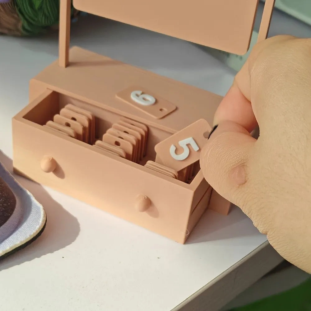 3D Book Read Counter with 30 Number Tags – Reading Tracker