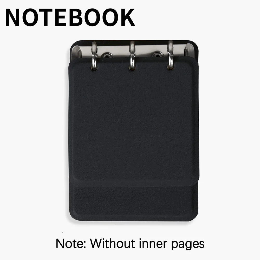 Mini Loose Leaf Pocket Notebook Palm Hand Account Book Portable