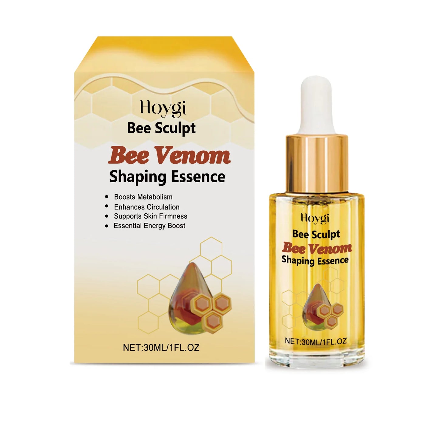 Bee Venom Body Sculpting Oil – Anti-Cellulite Firming Slim Peaceful Pleasures Health and Wellness 1Pcs 30ml