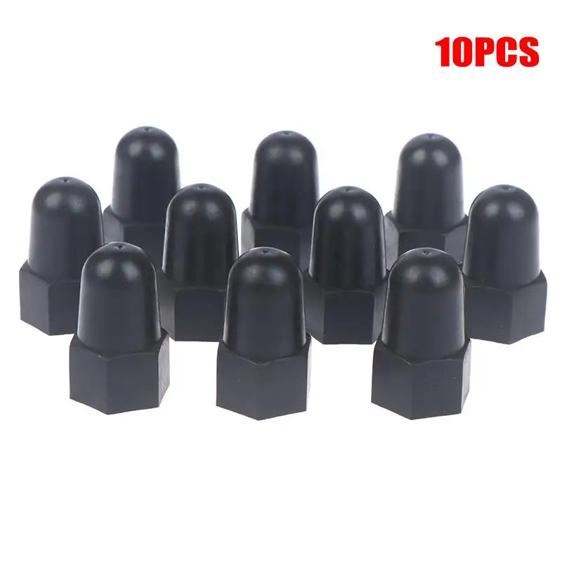 New 10PCS Lengthen Nut Cap Hexagonal Nut M6 M8 M10 M12PE Plastic Nut Protection Caps Hex Screw Protective Sleeve Peaceful Pleasures Health and Wellness