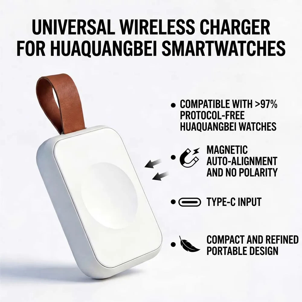 Universal Magnetic Smart Watch Charger – HK, DT, S8, Ultra Peaceful Pleasures Health and Wellness