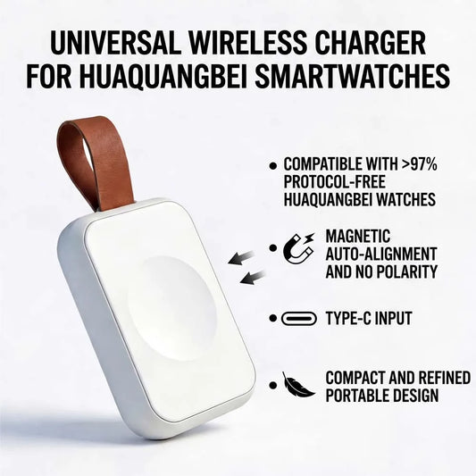 Universal Magnetic Smartwatch Charger – S8, DT3, HW Series 5V/1A Smartwatch Charger Oasis Select