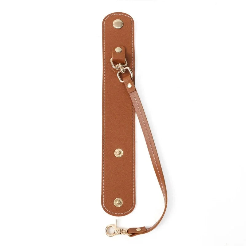 PU Leather Scarf Buckle Clip – Hat & Handbag Travel Hanger