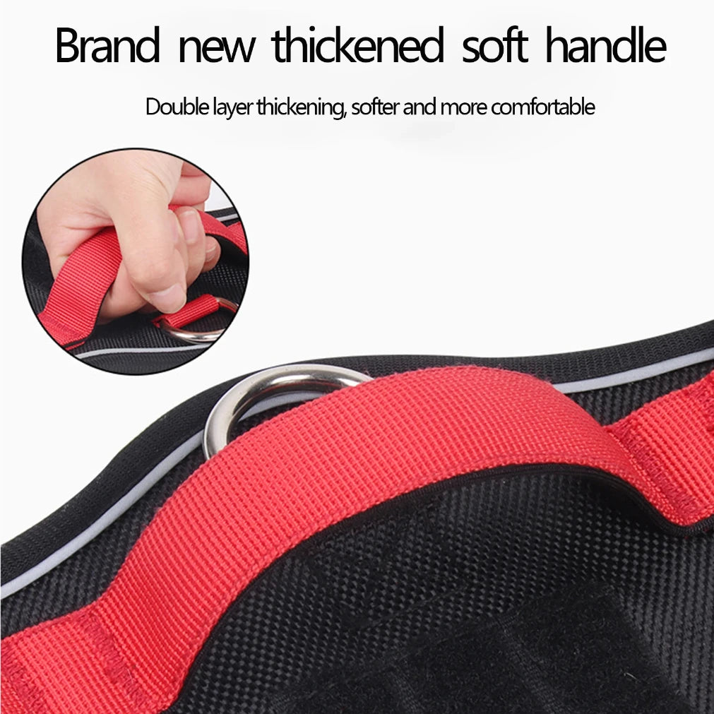Reflective Tactical Dog Harness | 1680D Waterproof Vest Large Dogs