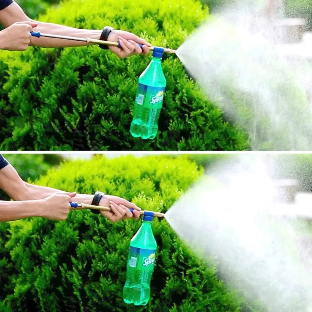 Portable Brass Atomizing Misting Nozzle Push-pull High Pressure Irrigation Sprayers Adjustable Universal Beverage Bottle Sprayer Peaceful Pleasures Health and Wellness