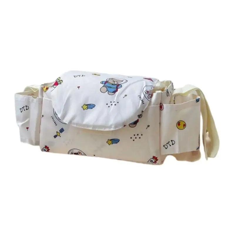 Baby Stroller Hanging Bag | Diaper, Bottle & Wipes Organizer Stroller Organizer Bag Peaceful Pleasures Health and Wellness spaceman animal China Mainland