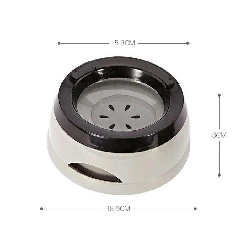 No-Spill Floating Water Bowl for Dogs & Cats – 750ml