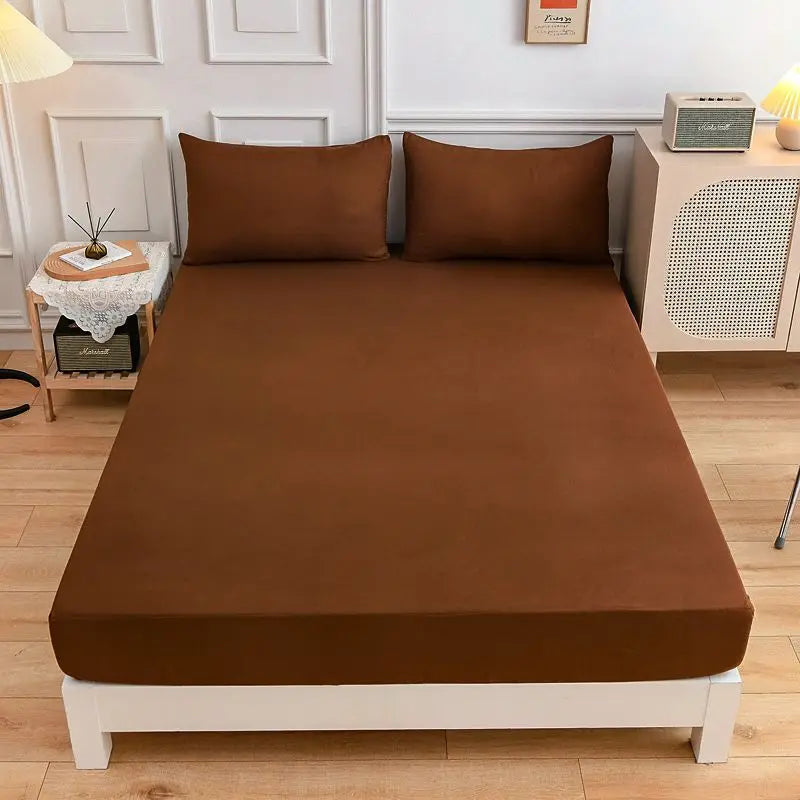 Elastic Fitted Sheet with Pocket | Microfiber Single–King