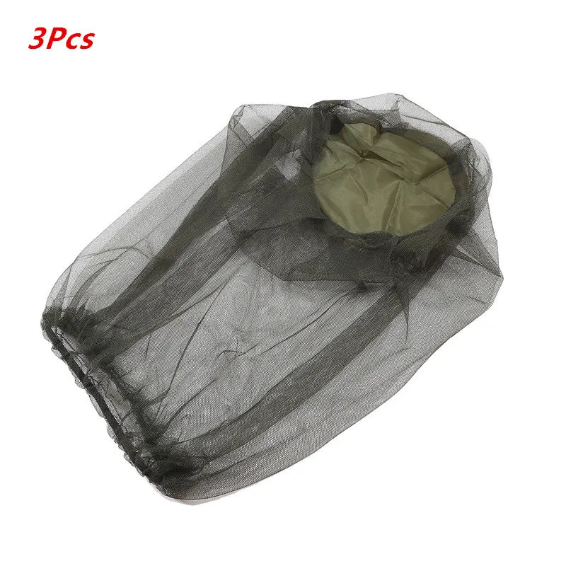 Mosquito Head Net Face Protector | Fine Mesh Bug Screen Cap