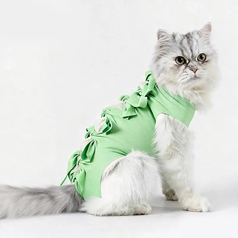 Cat Recovery Suit – Post-Op Anti-Licking Protective Clothing