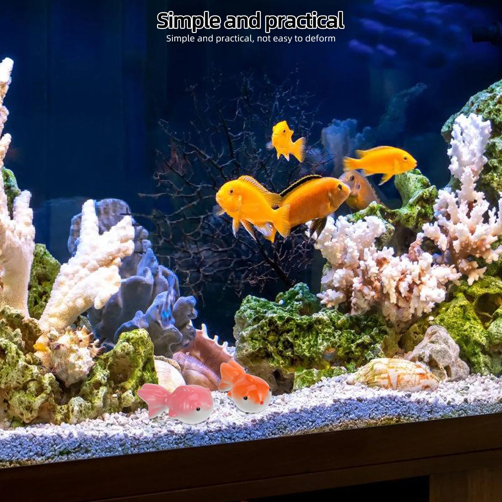 Floating Koi Fish for Pond Garden Water Decor Ceramic Fish Art Decoration Outdoor Aquatic Landscape Enhancer Accessories Peaceful Pleasures Health and Wellness