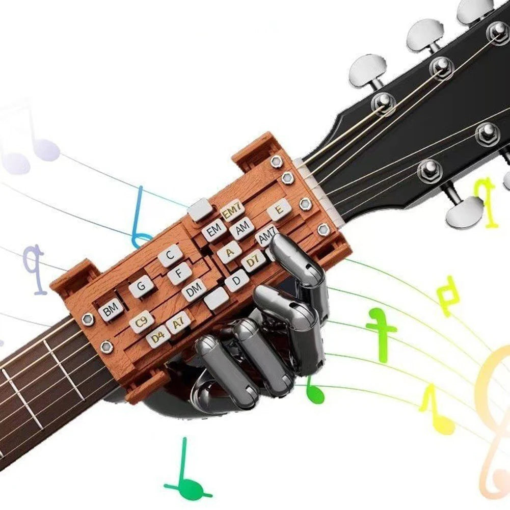 Chord Presser For Guitars Presser Learning Aid With One-Touch Chord Switching Finger Pain Relief Trainers For Smooth-Practice Peaceful Pleasures Health and Wellness