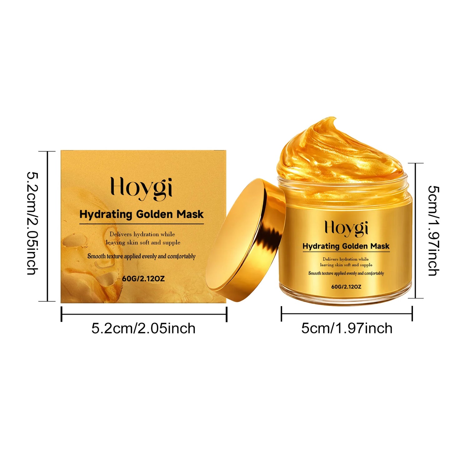 Gold Collagen Peel-Off Face Mask – Hydrating & Firming