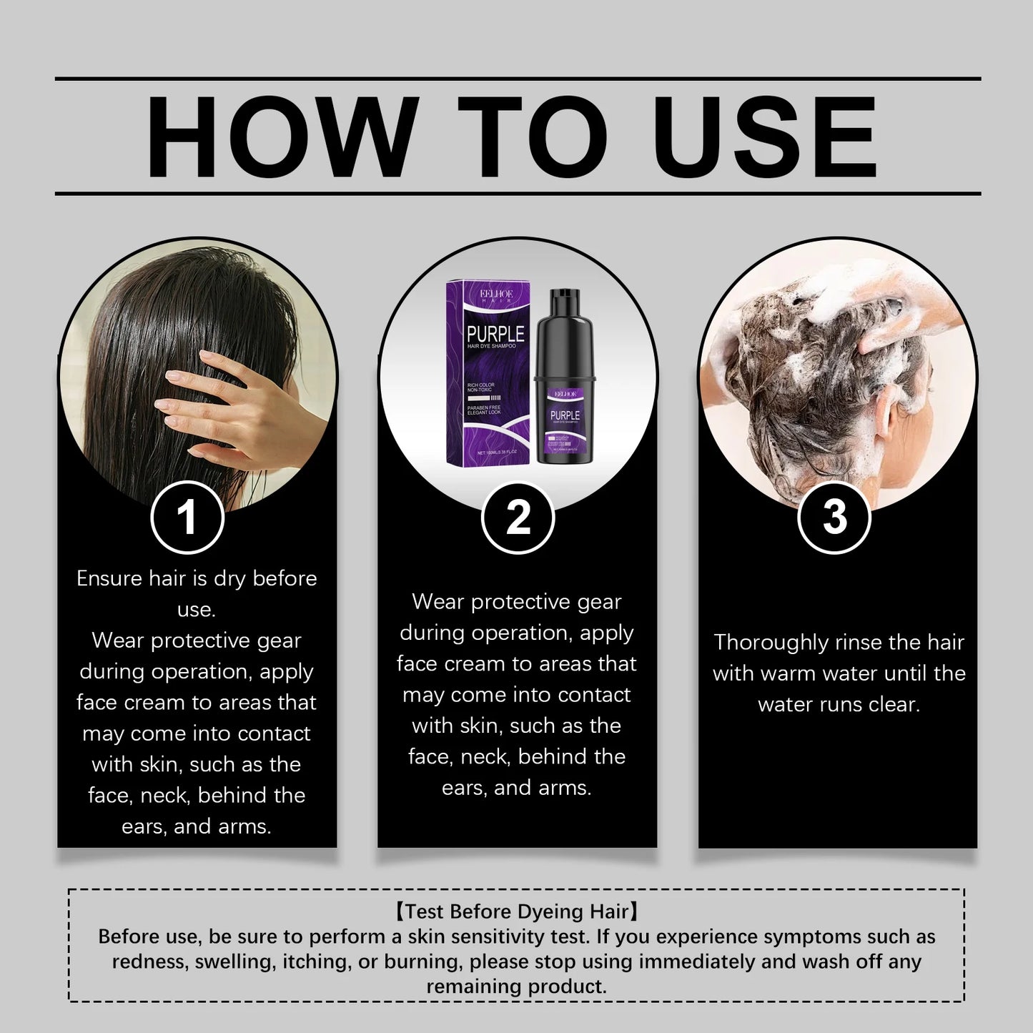 Hair Dye Shampoo Quick Hairdressing Maintain Lasting Color Effect Softening Hair Improve Gloss Herbal Essence Hair Color Shampoo Peaceful Pleasures Health and Wellness